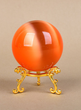 水晶球底座钻石底托奇石玉石矿石摆件展示架金属银色金色矿标