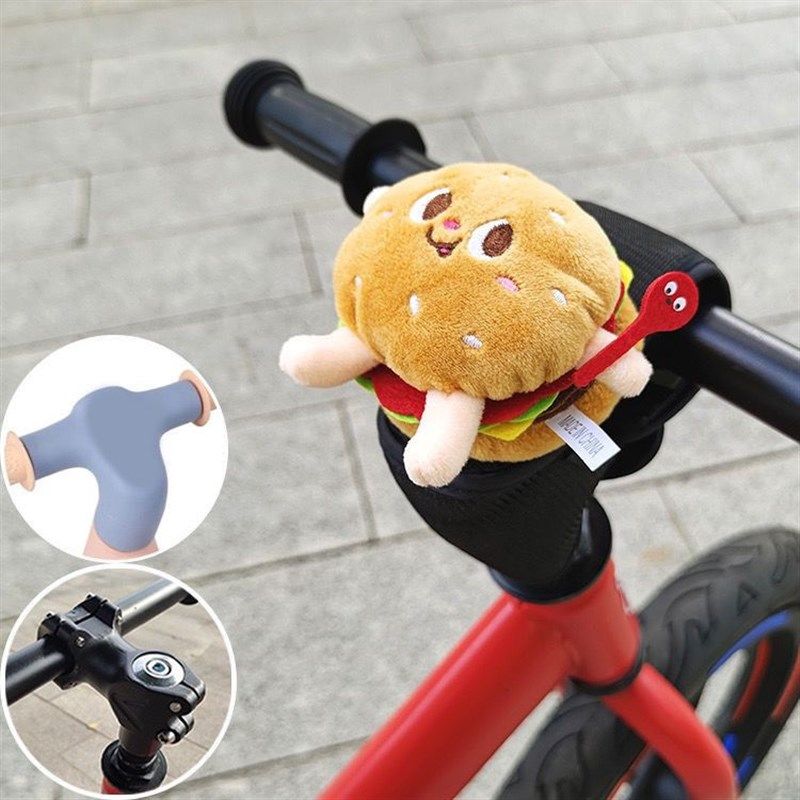 儿童自行车防撞平衡车护胸配件护具学步滑行车车把立手保护套玩偶,淘宝优惠券,粉丝福利购,淘宝优惠卷