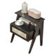 Bedside table simple modern small bedroom simple bedside cabinet storage M-side rack narrow cabinet storage headboard storage
