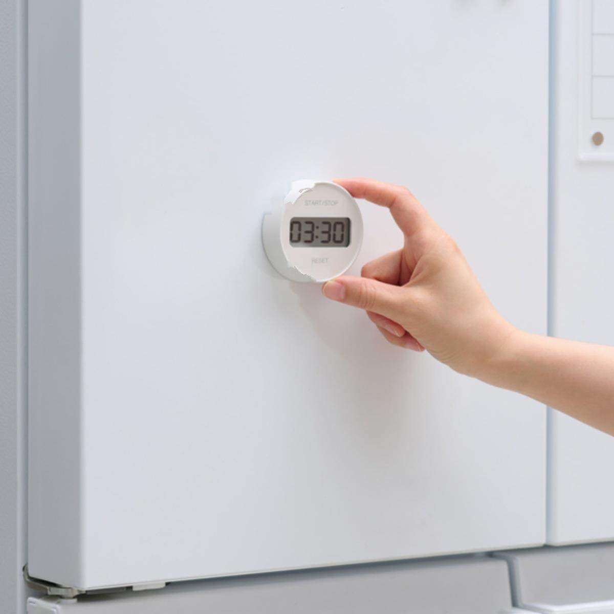 磁吸计时器带时间显示功能厨房家用提醒器定时器,淘宝优惠券,粉丝福利购,淘宝优惠卷