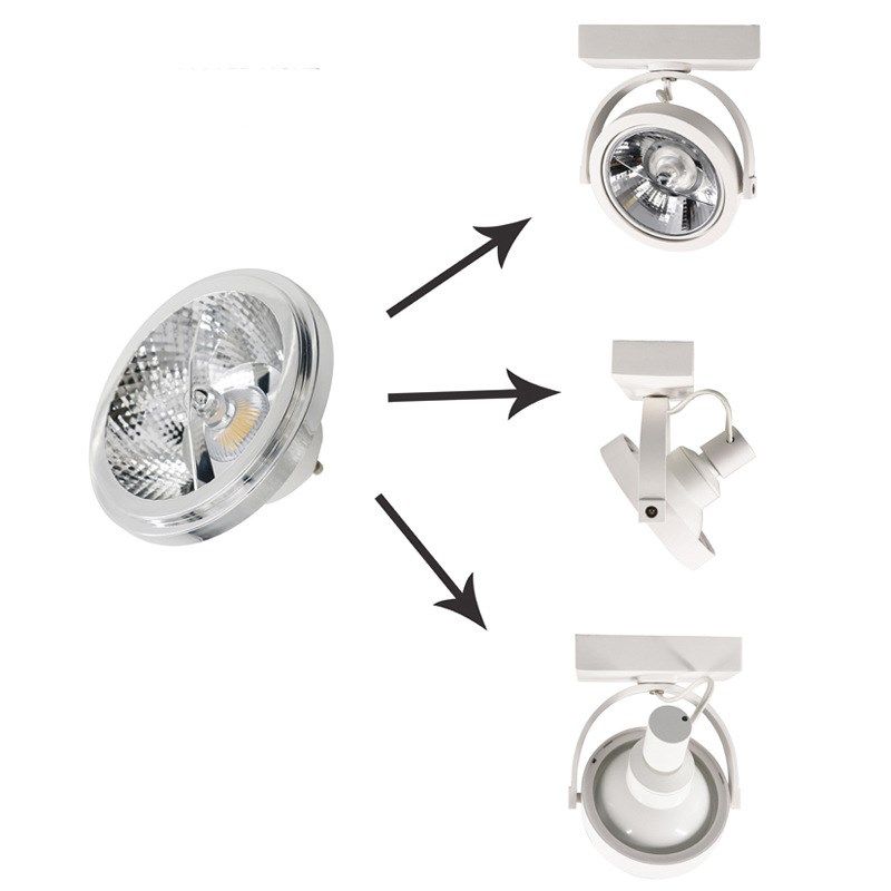 可调光AR111筒灯12w15w豆胆灯G53 GU10光源反射灯杯防眩光led射灯,淘宝优惠券,粉丝福利购,淘宝优惠卷