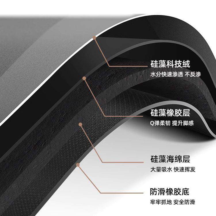 法式复古浴室地垫硅藻泥吸水垫卫生间门口防滑脚垫厕所门垫,淘宝优惠券,粉丝福利购,淘宝优惠卷