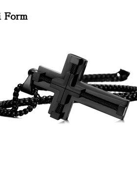 十字架项链女轻奢高级感锁骨链