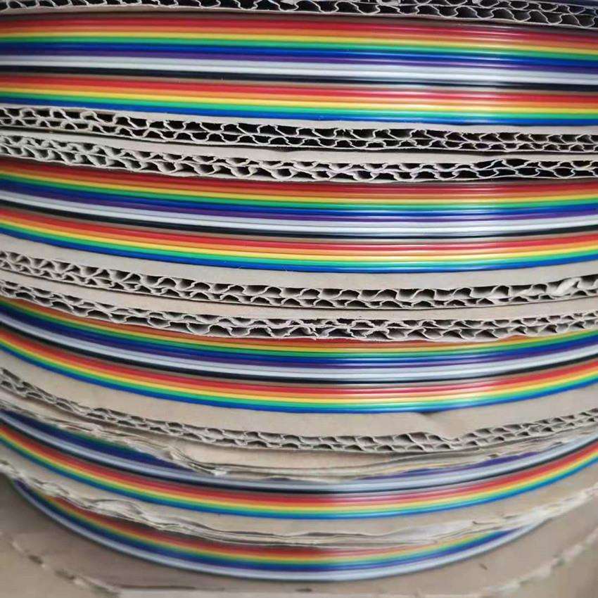 彩排线10P14P16P-64P2651#28优质铜线间距1.27mm2.54IDC排线61米 - 图1