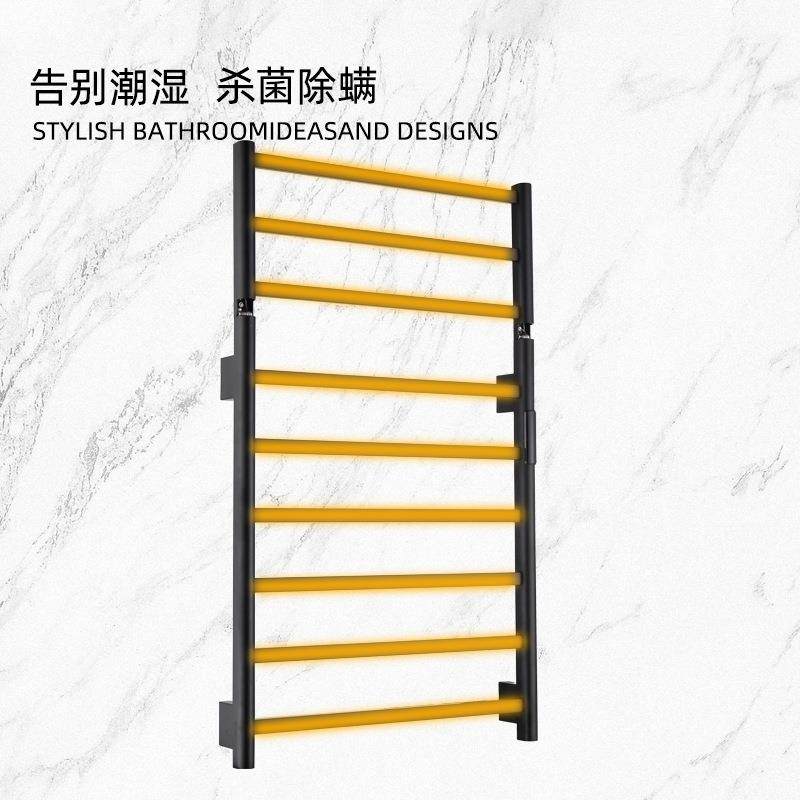 OZON热销折叠加热毛巾架数显温控衣物烘干架浴室大容量置物架,淘宝优惠券,粉丝福利购,淘宝优惠卷