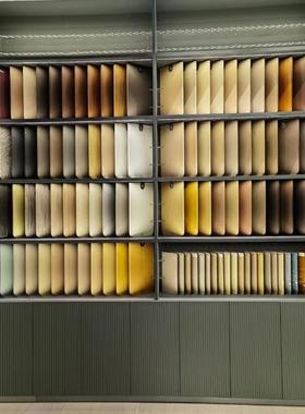 全屋定制色板卡槽斜插展示架橱柜门板大理石材小亚克陈列架子