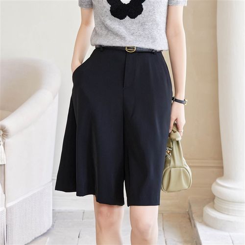 【时尚风采】高级感十足,助您职场上散发轻奢气息的绝美百褶裤裙 - 图0