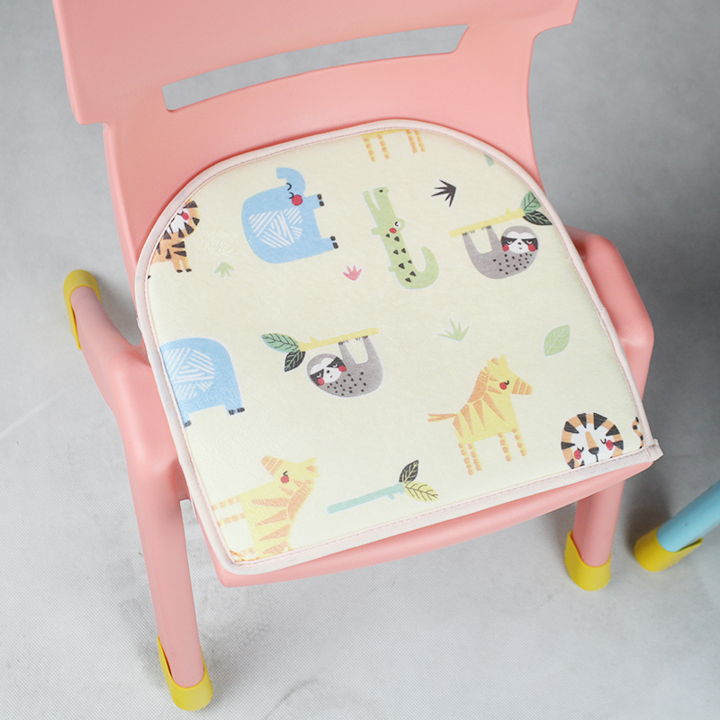 Padded small chair, children's backrest, plastic baby chair, kindergarten table, chair, stool, home chair
