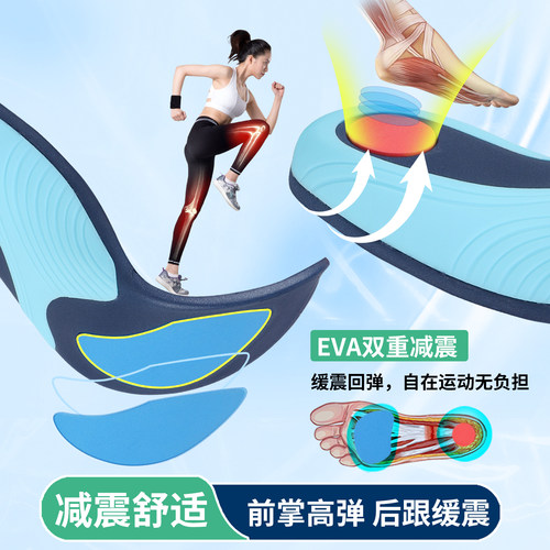 德国足弓强力支撑型鞋垫高足弓足外翻改善外八扁平足矫正功能鞋垫 - 图3