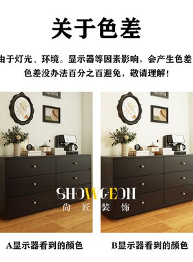 黑色柜子旧家具i翻新改色贴纸自粘厨房橱柜衣柜门装饰贴膜防水防