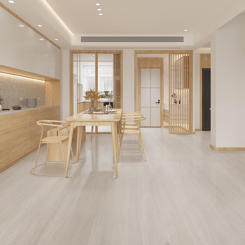 新品客厅卧室木纹砖大板750x1500肌肤釉原木奶油风柔X光瓷砖地砖 - 图1