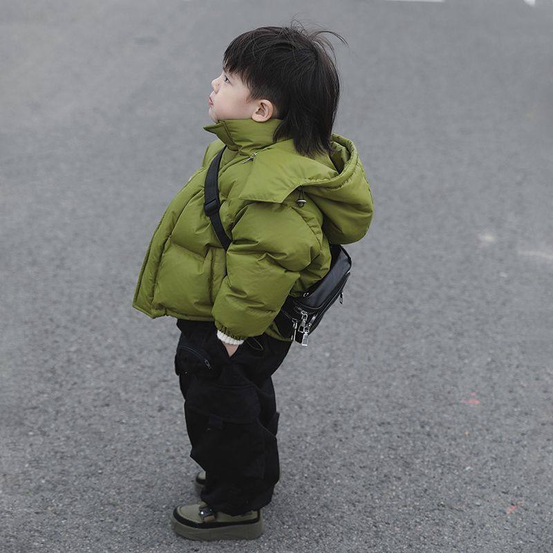 男宝宝棉衣外套冬装儿童套装加厚羽绒棉服男童连帽外套宽松洋派棉,淘宝优惠券,粉丝福利购,淘宝优惠卷