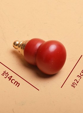 黄铜朱砂葫芦红色开口葫芦钥匙扣挂件吊坠项链挂饰车锁匙扣小商品