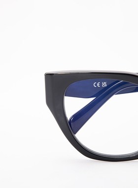 宛宛轻奢 【知识分子眼镜】板材镜框+树脂镜片 防蓝光 可配近视镜