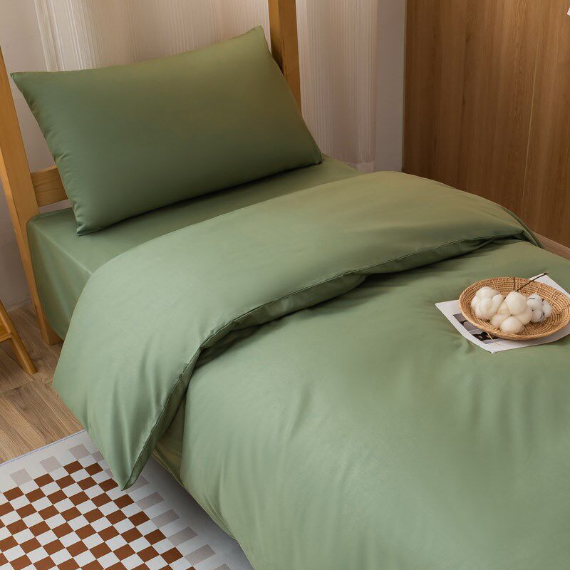 床单被套三件套学生宿舍u上下铺纯色全棉单人床被芯六件套件,淘宝优惠券,粉丝福利购,淘宝优惠卷
