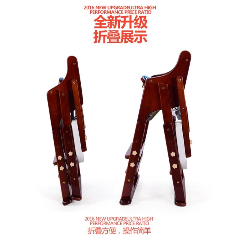 宝宝餐椅实木折叠k便携式可调档儿童餐桌椅多功能酒店婴儿吃饭座,淘宝优惠券,粉丝福利购,淘宝优惠卷
