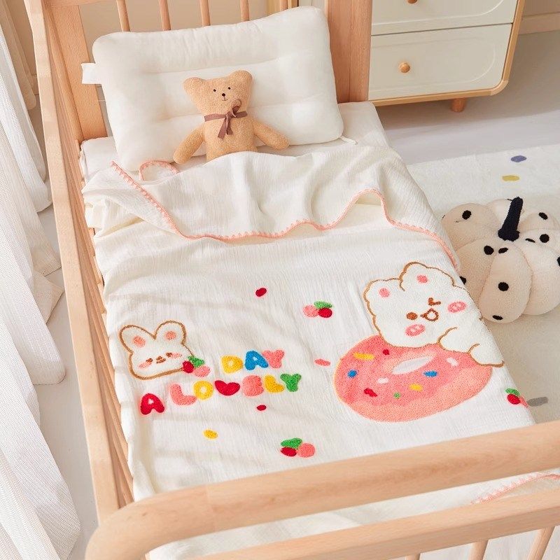 A类四层纱布婴儿盖毯夏季宝宝毛巾被子M儿童夏凉被薄款小毯子,淘宝优惠券,粉丝福利购,淘宝优惠卷