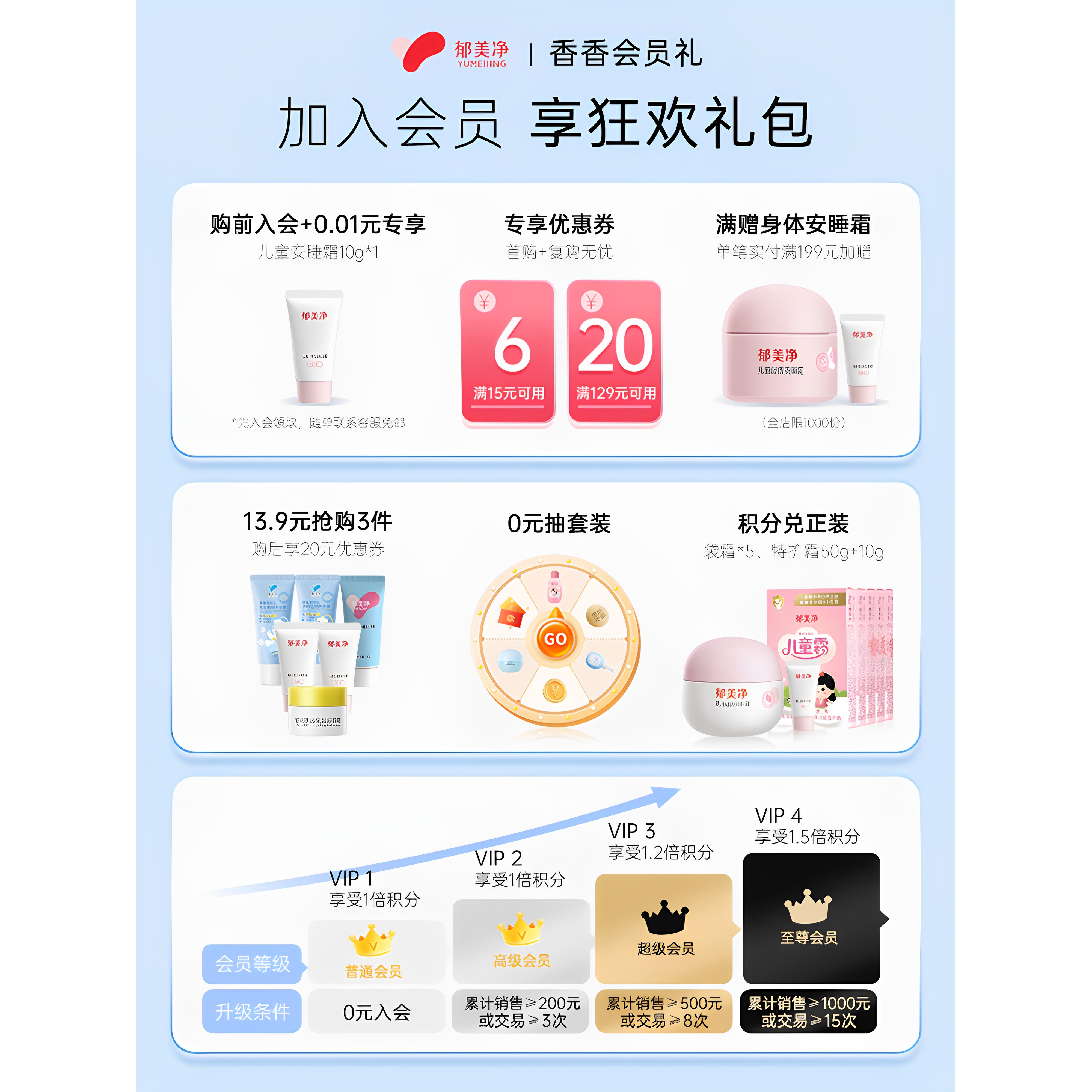 郁美净儿童面霜舒缓水润6-12岁秋冬补水滋润宝宝霜正品官方旗舰店,淘宝优惠券,粉丝福利购,淘宝优惠卷