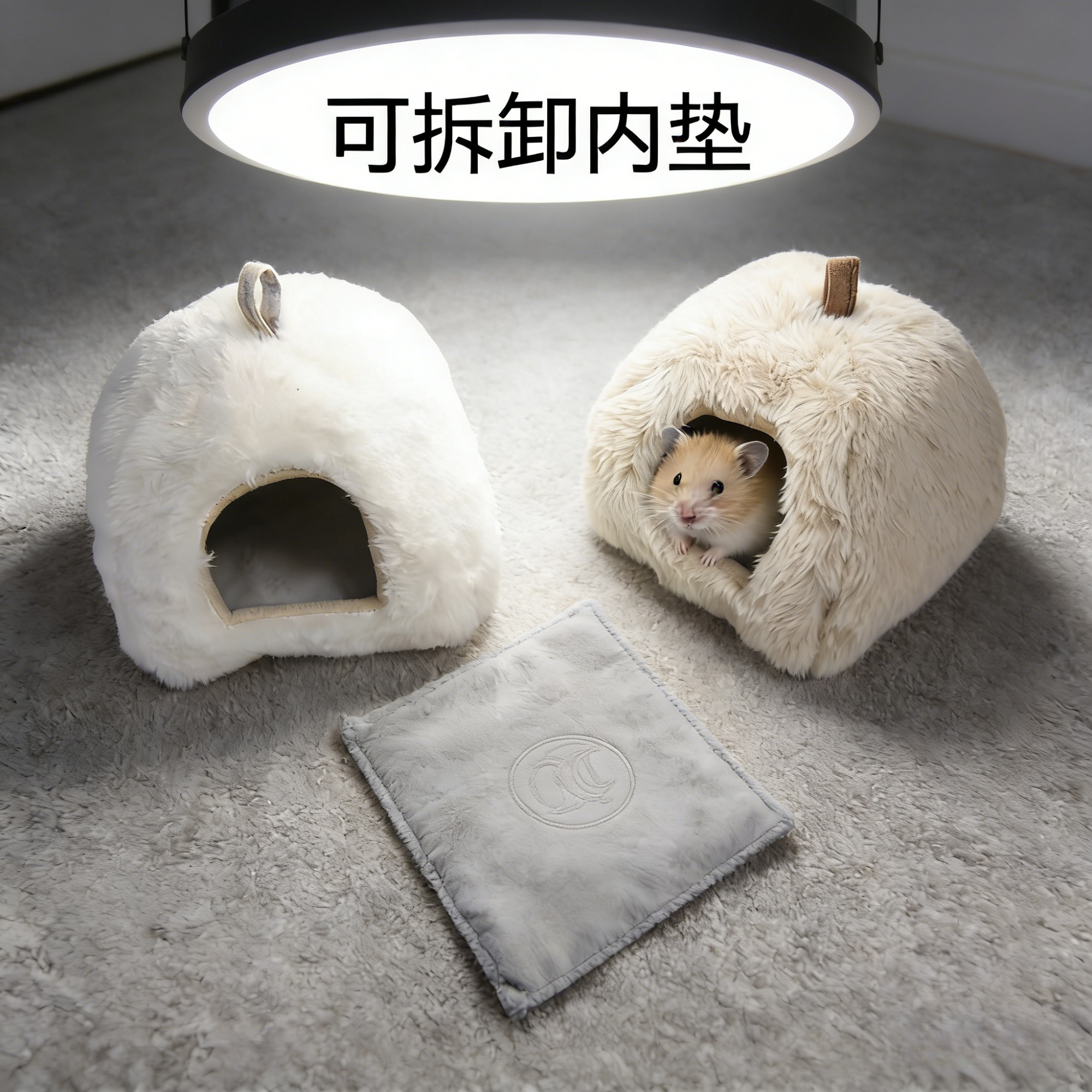 仓鼠窝大号耐啃咬 冬加厚毛绒棉窝 花枝鼠金丝熊保暖防寒窝,淘宝优惠券,粉丝福利购,淘宝优惠卷