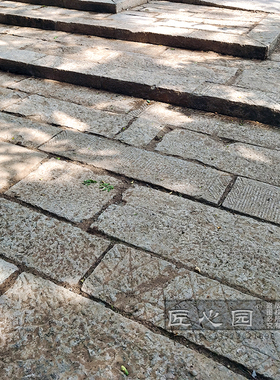 老青石板旧石条手凿面铺路石户外天然台阶石砂岩古建修复定制