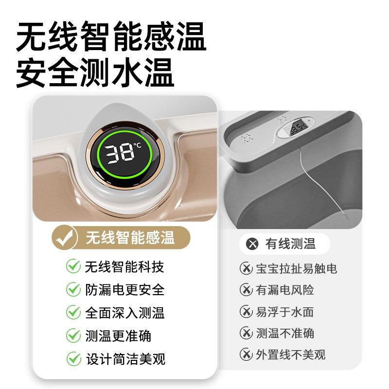 imomoto婴儿浴盆宝宝一体式洗澡盆泡盆澡沐浴桶新生儿童用品家用,淘宝优惠券,粉丝福利购,淘宝优惠卷