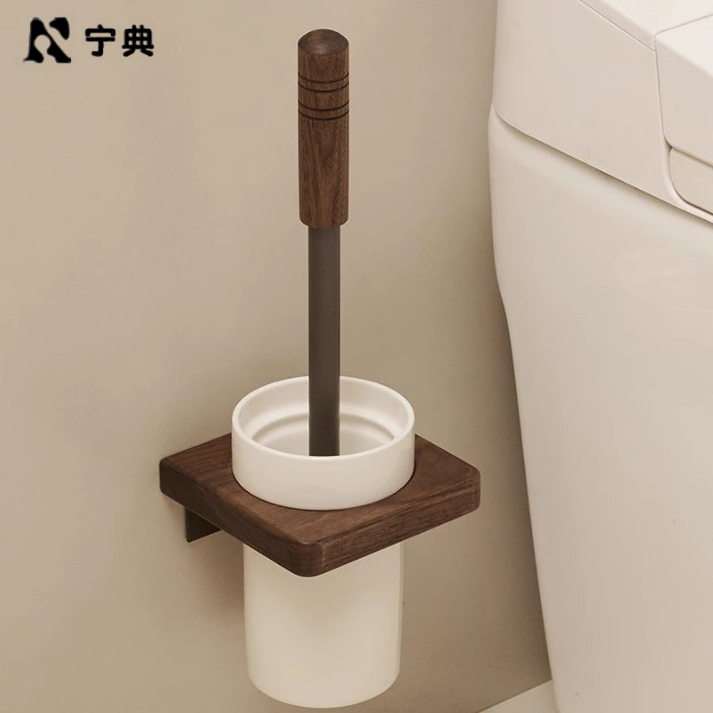 Light luxury toilet brush household no dead ends toilet brush
