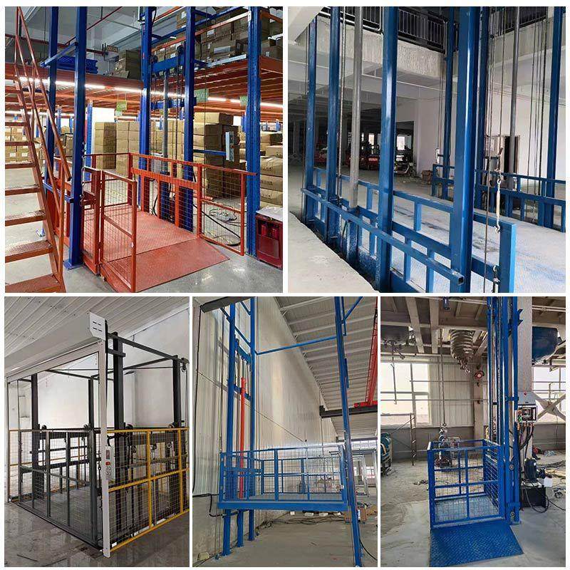 升降货梯液压升降机单双轨简易工厂仓库货物防坠提升机升降平台,淘宝优惠券,粉丝福利购,淘宝优惠卷