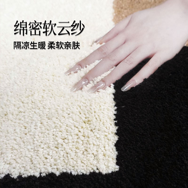 家用艺术地毯机织地毯客厅床边地A毯卧室地毯床边毯高级感防滑地 - 图2