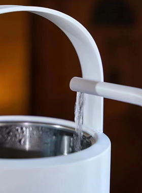 小提白色电热水壶带上水烧水壶提梁泡茶壶小型茶V艺用壶三段控温