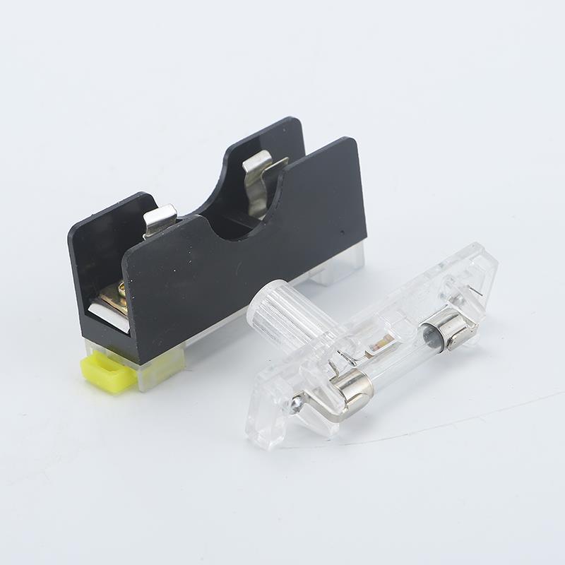 FS-101 1P保险丝底座250V保险丝管底盒10A导轨式底座 量大质优 - 图2