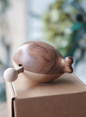 小木鱼悄悄摸鱼解压敲打迷你实木鲸鱼萨卡班甲鱼静心摆件玩具礼物