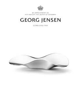 新婚礼物GeorgJensen乔治杰生INDULGENCE草莓盘水果盘零食盘