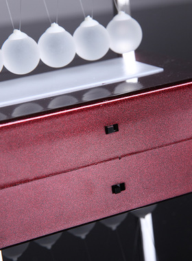 七彩发光牛顿撞球力传递摆球牛顿摆球减压碰珠子创意桌面装饰摆件