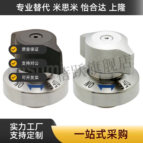 QCTHA0525/0834-10/10S/14/14S-SUS转拇指型快速锁紧器收销式夹具 - 图2