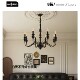 Magician's original black swan candle chandelier high-end style