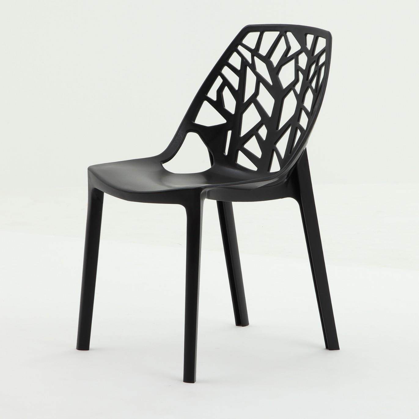 北欧塑料椅子家用餐椅成人加厚凳子靠背椅现代简约网红休闲书桌椅 - 图2