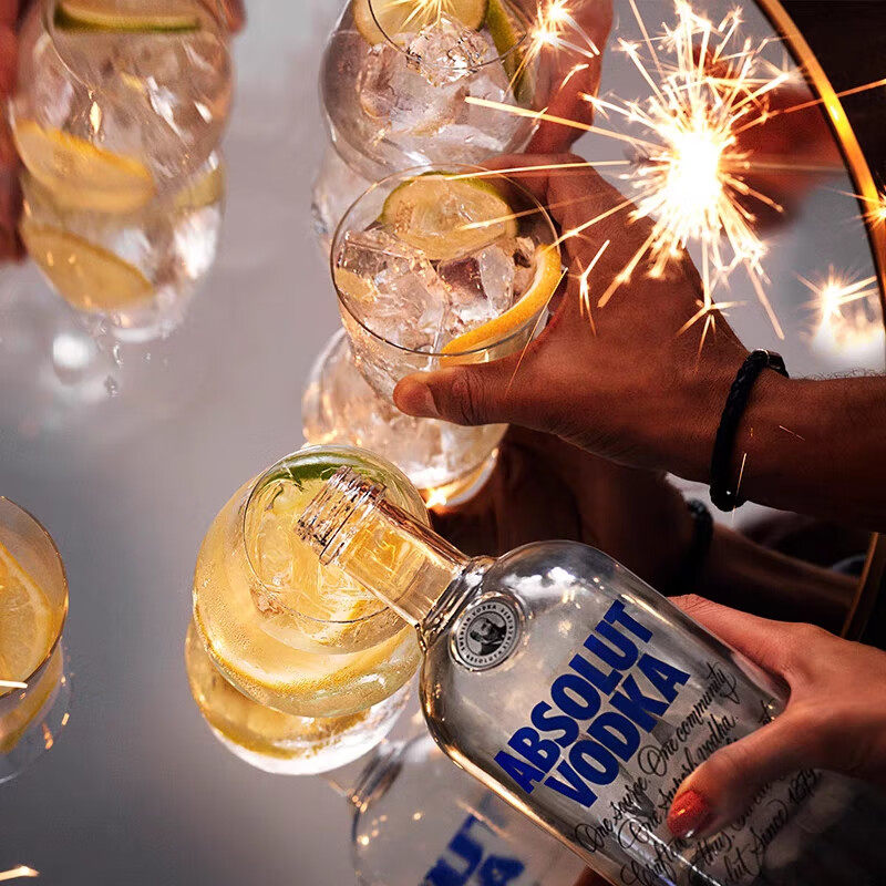 ABSOLUT/绝对伏特加原味 1000ML 原瓶进口洋酒 调酒鸡尾酒,淘宝优惠券,粉丝福利购,淘宝优惠卷