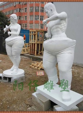 雕塑自己俱乐部大型摆件健美雕刻人物模型健身房美女雕像专业定制