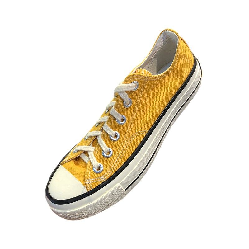 韩版女鞋圆头拼接系带平底情侣帆布小白鞋2023夏新款学生舒适板鞋,淘宝优惠券,粉丝福利购,淘宝优惠卷