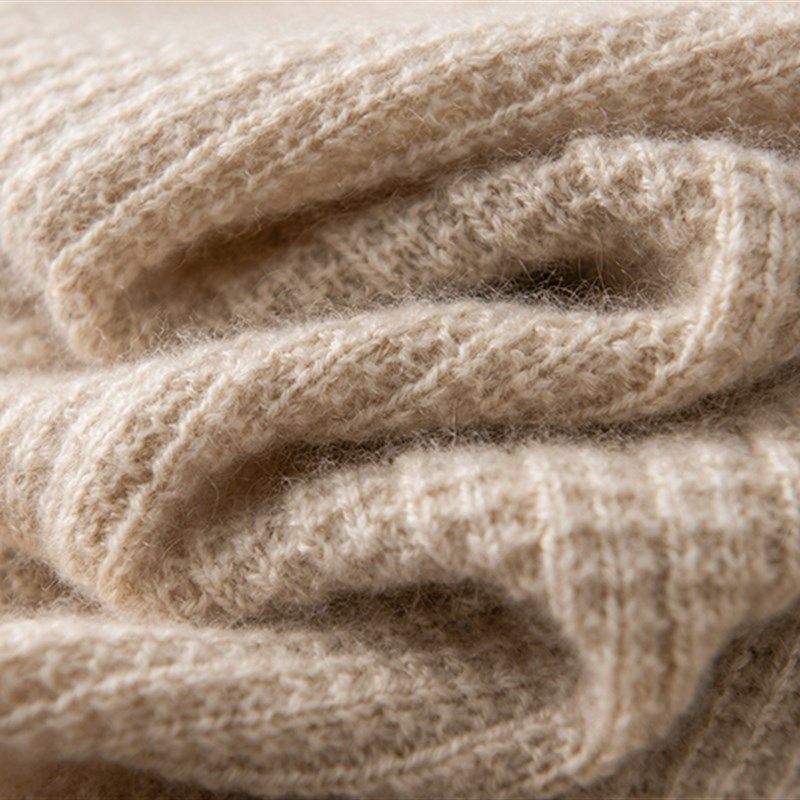 气质内敛又夺目~重磅加厚半拉链100纯山羊绒女针织套头毛衣,淘宝优惠券,粉丝福利购,淘宝优惠卷