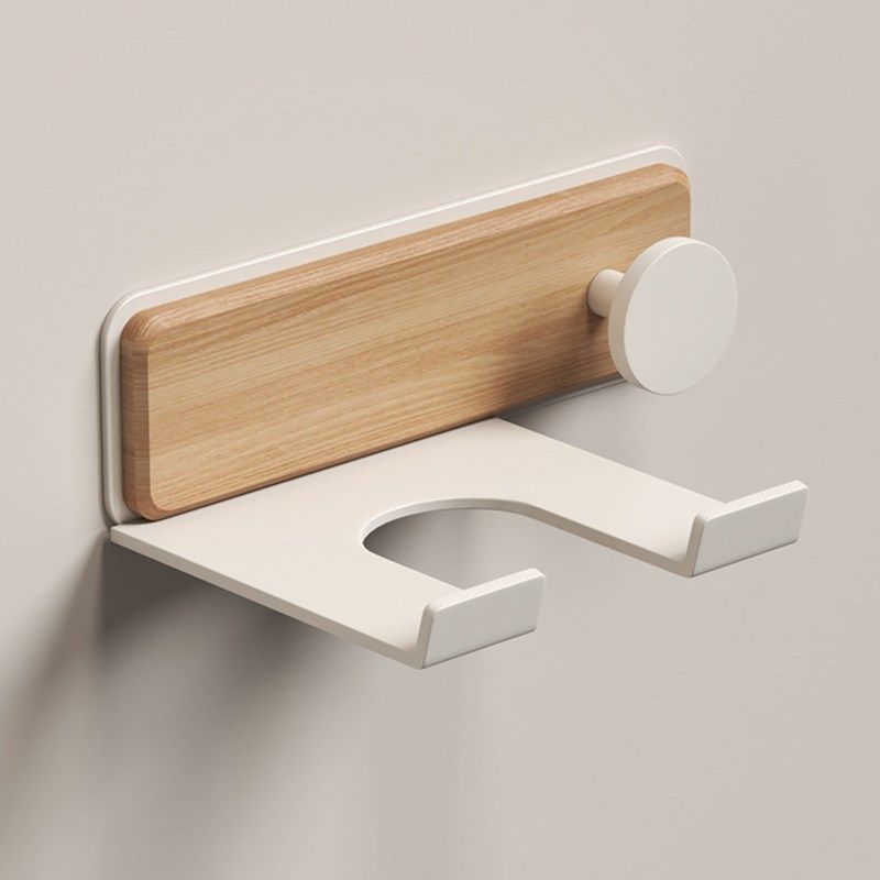 胡桃木吹风机置物架卫生间浴室免打孔电吹风挂架收纳架壁挂支架,淘宝优惠券,粉丝福利购,淘宝优惠卷