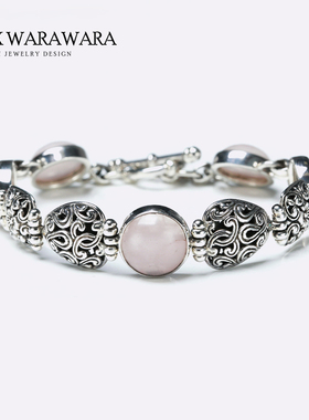 BOXWARAWARA原创银镶珠宝女手链