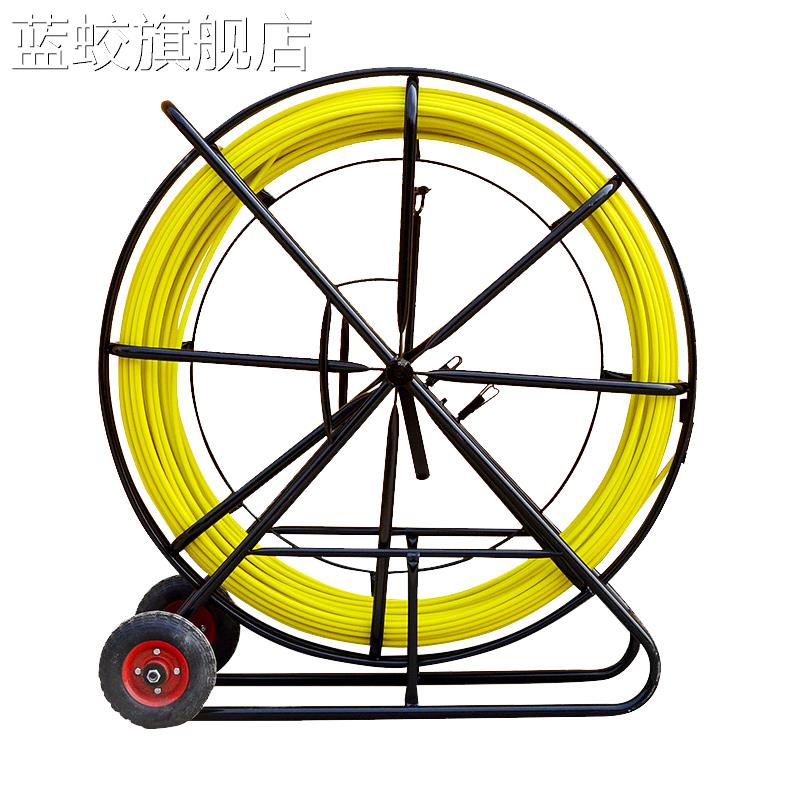 蓝蛟新款电缆穿线器神器拉线电工专用管道疏通器玻璃钢光缆穿管引线器 - 图1