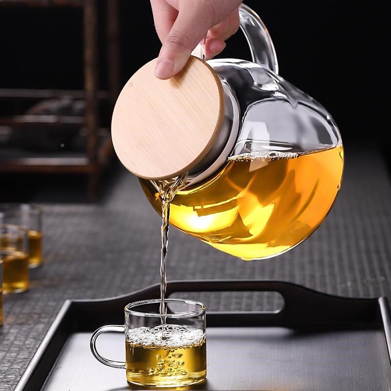 厂促豪峰玻用璃冷水壶凉水壶家耐热温大容量泡茶壶凉白开杯围炉高,淘宝优惠券,粉丝福利购,淘宝优惠卷