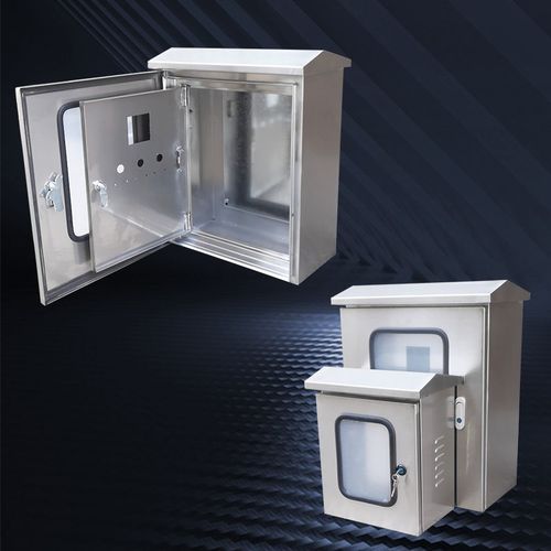 不锈钢配电箱201户外双层门仪表控制柜304监控电控按钮开关防水壳 - 图0