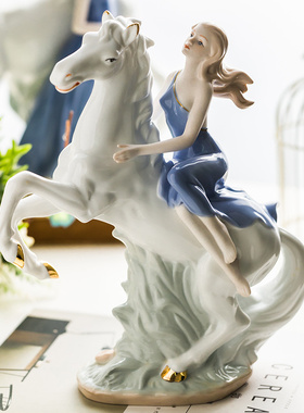 马摆件工艺品办公室酒柜装饰摆件客厅摆设马到功成开业招财礼品