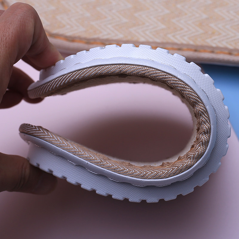 鞋底防滑耐磨透气舒心吹气亚麻面鞋底子拖板底子手工diy布条线鞋,淘宝优惠券,粉丝福利购,淘宝优惠卷