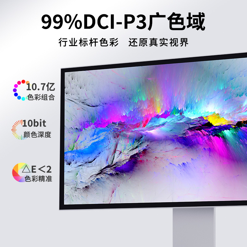 LG 32寸6K视网膜显示器专业设计剪辑渲染适用苹果Mac外接竖屏幕5k - 图1