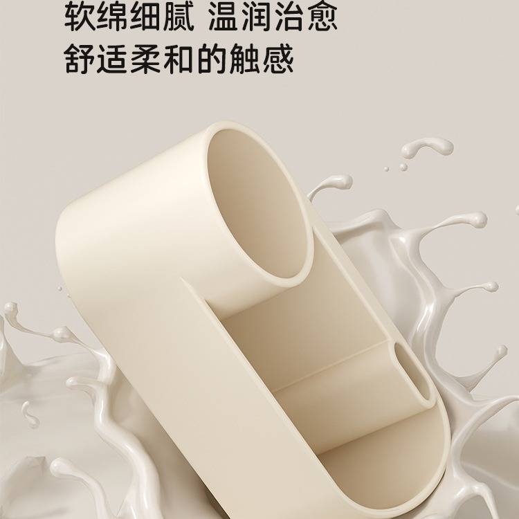 Suction cup toilet brush wall-mounted household no dead ends 2024 new toilet brush toilet toilet rack special brush