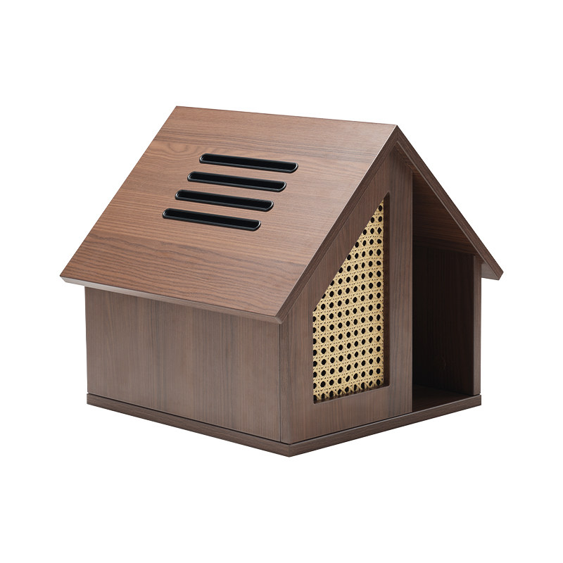 猫窝四季通用木制防水耐抓防磨猫房子半封闭猫窝屋躲避屋猫别墅,淘宝优惠券,粉丝福利购,淘宝优惠卷